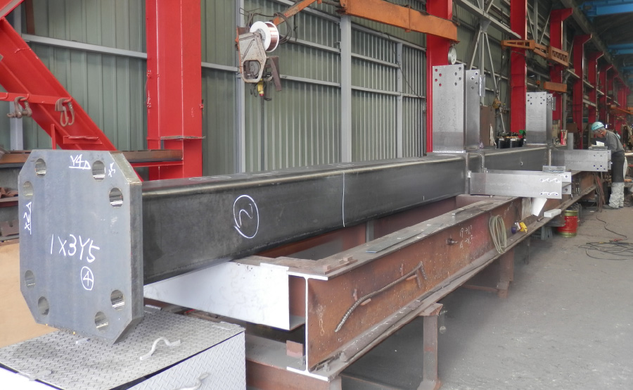 建築鉄骨製作のイメージ